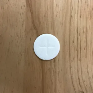 1-1/8" White Altar Bread