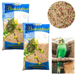 2lb Premium Parakeet Food Small Bird Seed Blend Mix Feed Nutrition Healthy Diet