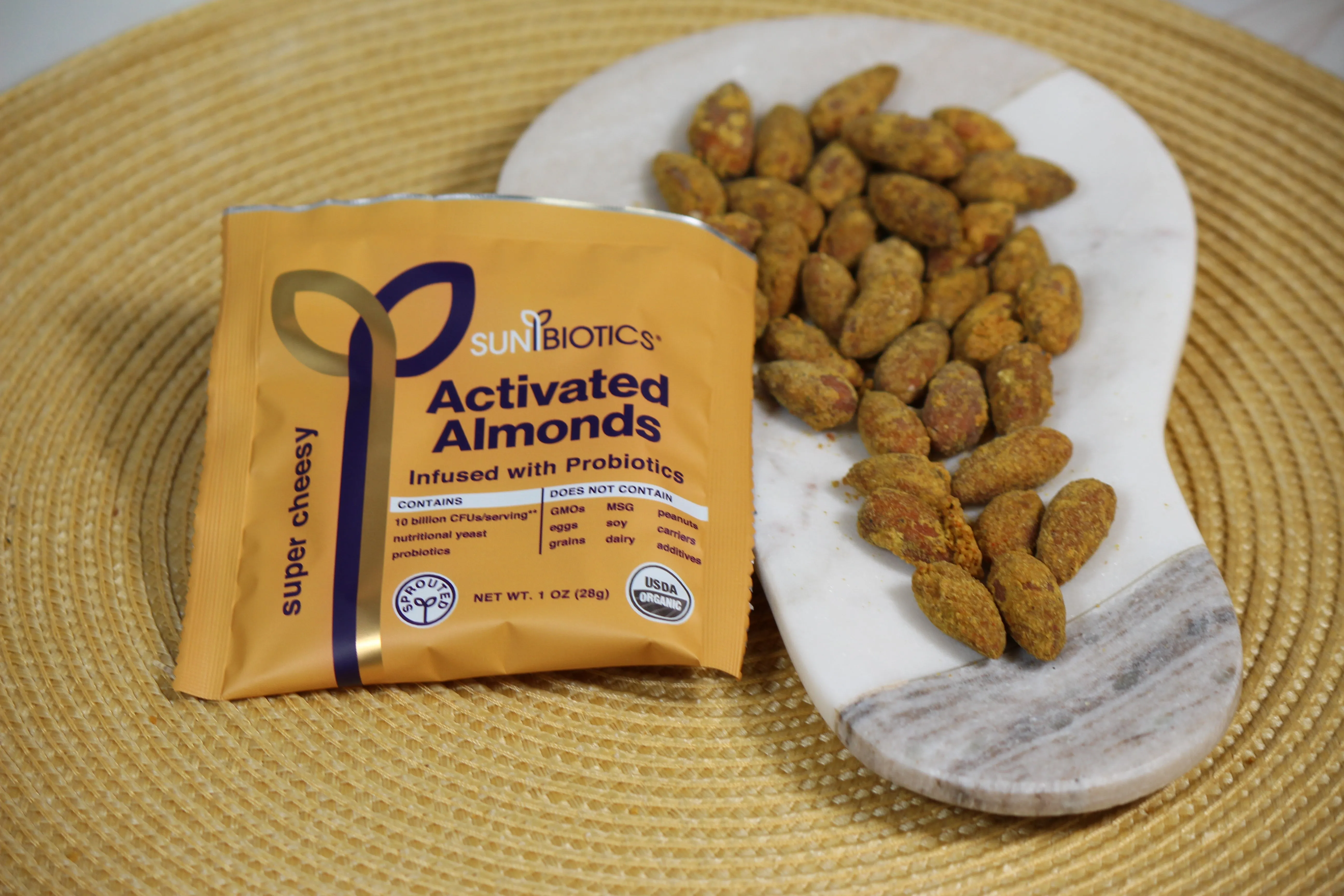 Activated Almonds - Infused with Probiotic - Super Cheesy