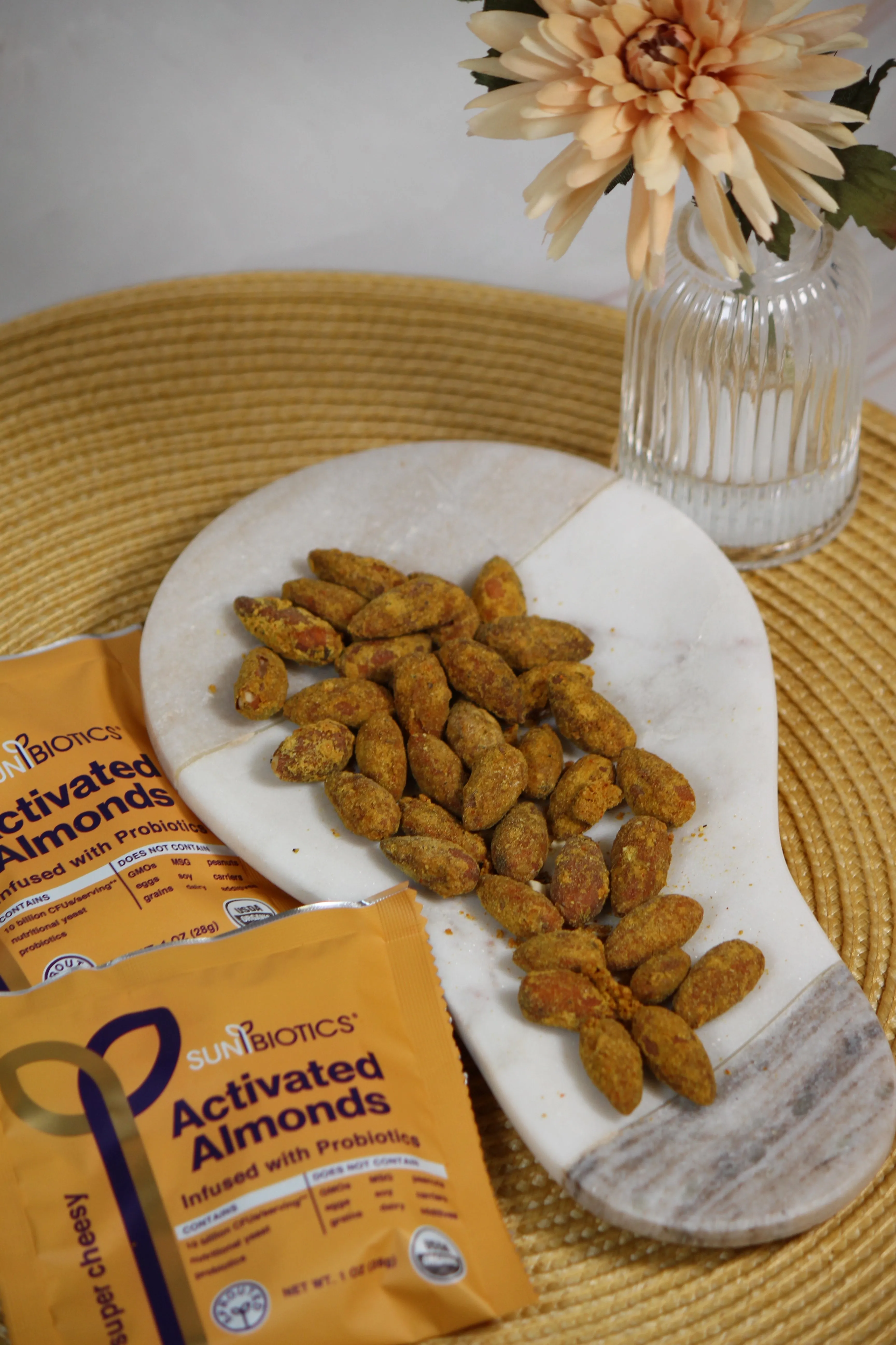 Activated Almonds - Infused with Probiotic - Super Cheesy
