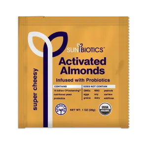 Activated Almonds - Infused with Probiotic - Super Cheesy