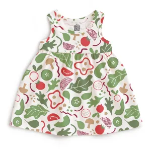 Alna Baby Dress - Salad Green