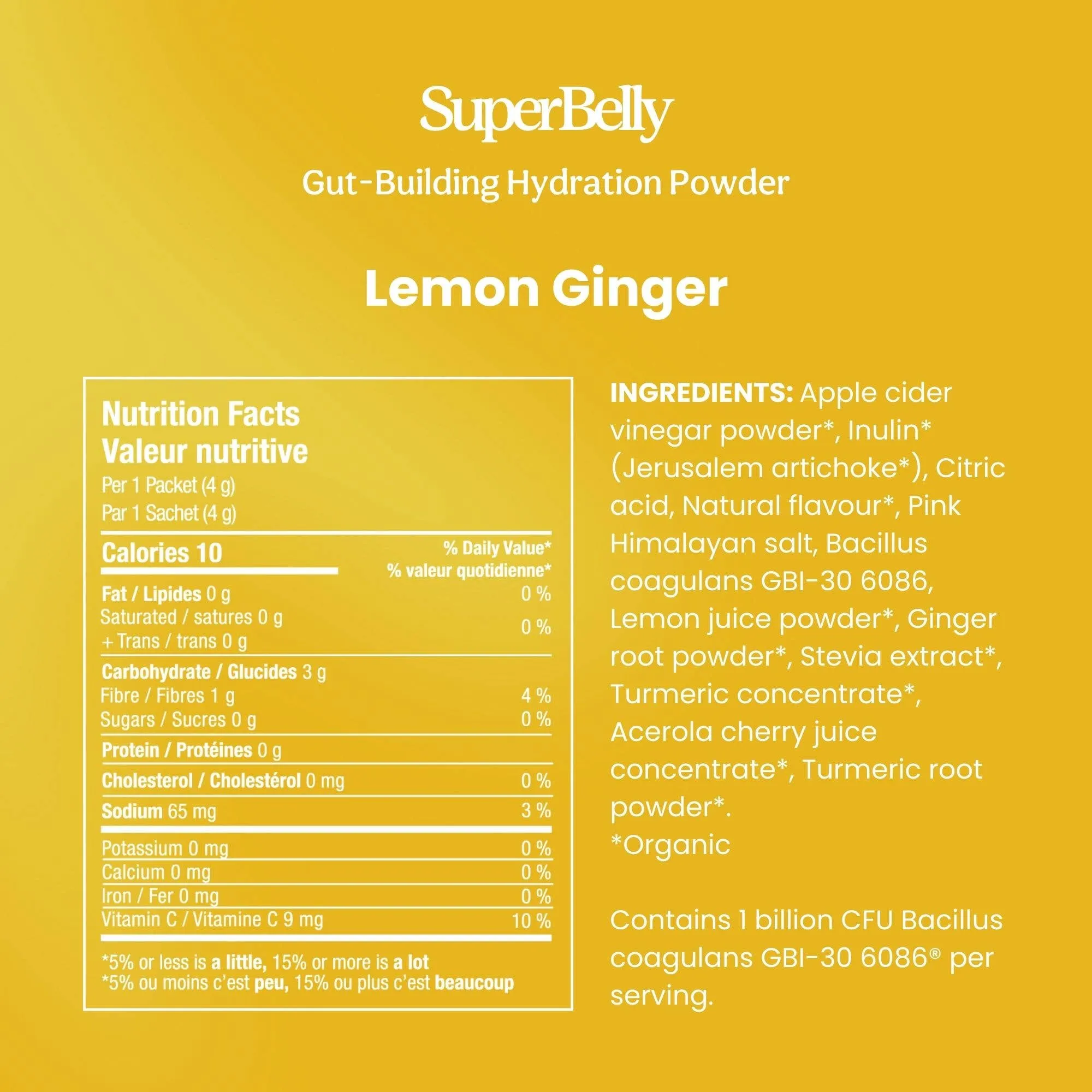 Blume SuperBelly Mix || Lemon Ginger