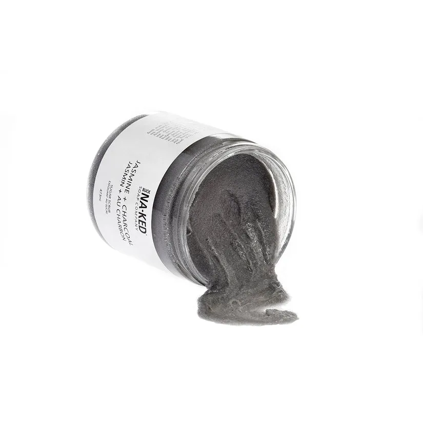 Buck Naked Jasmine   Charcoal Sugar Scrub