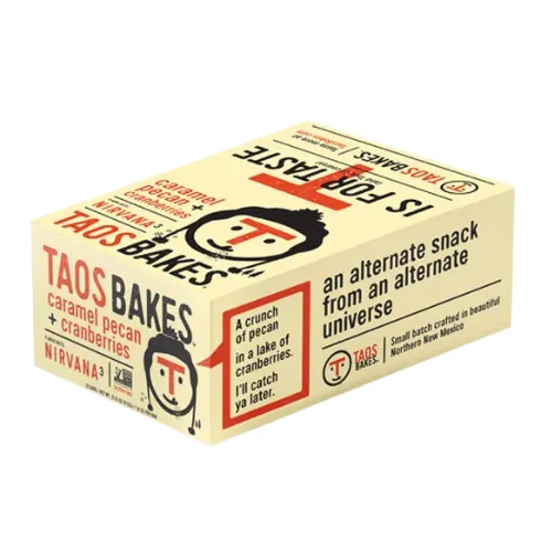 Caramel Pecan & Cranberries Bars by Taos Bakes