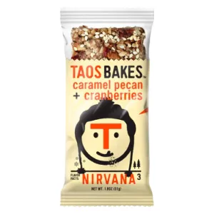 Caramel Pecan & Cranberries Bars by Taos Bakes