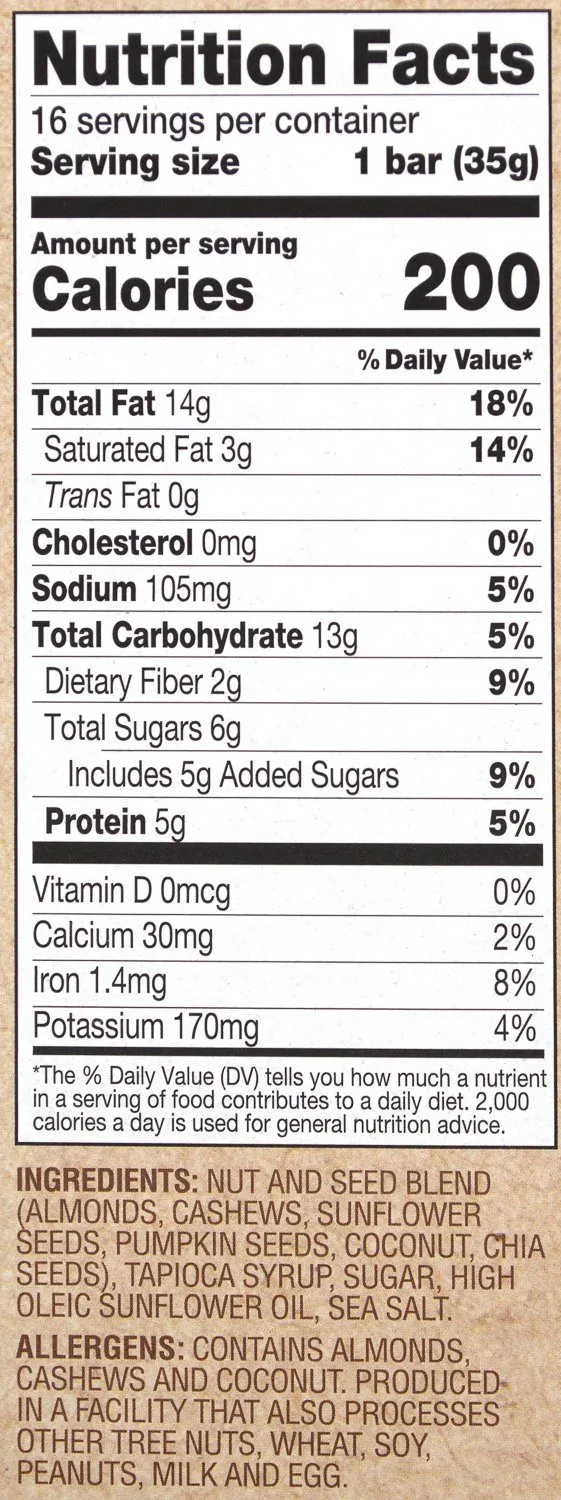 Caveman Foods Grain Free Granola Bar