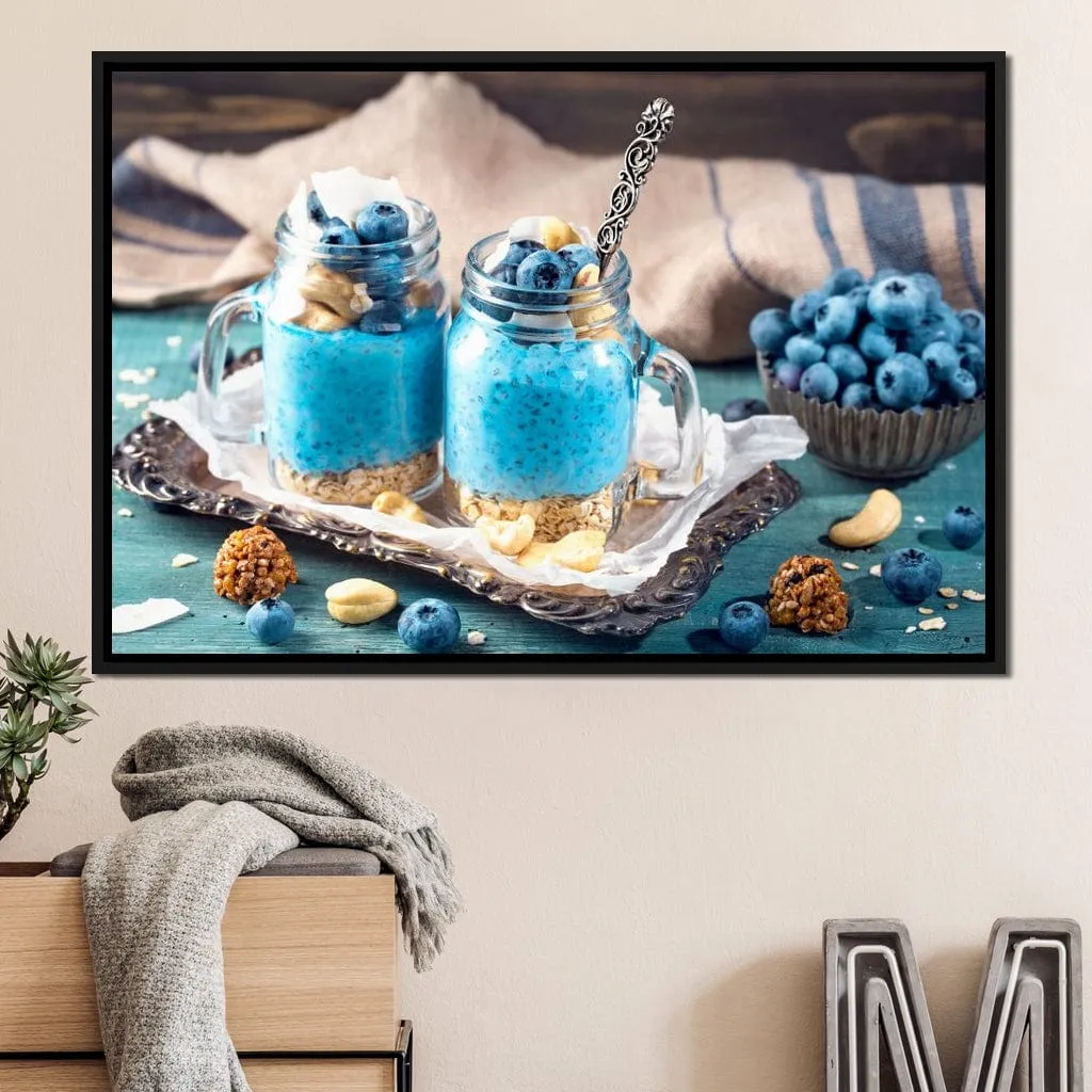 Chia Seeds & Blueberries Pudding
