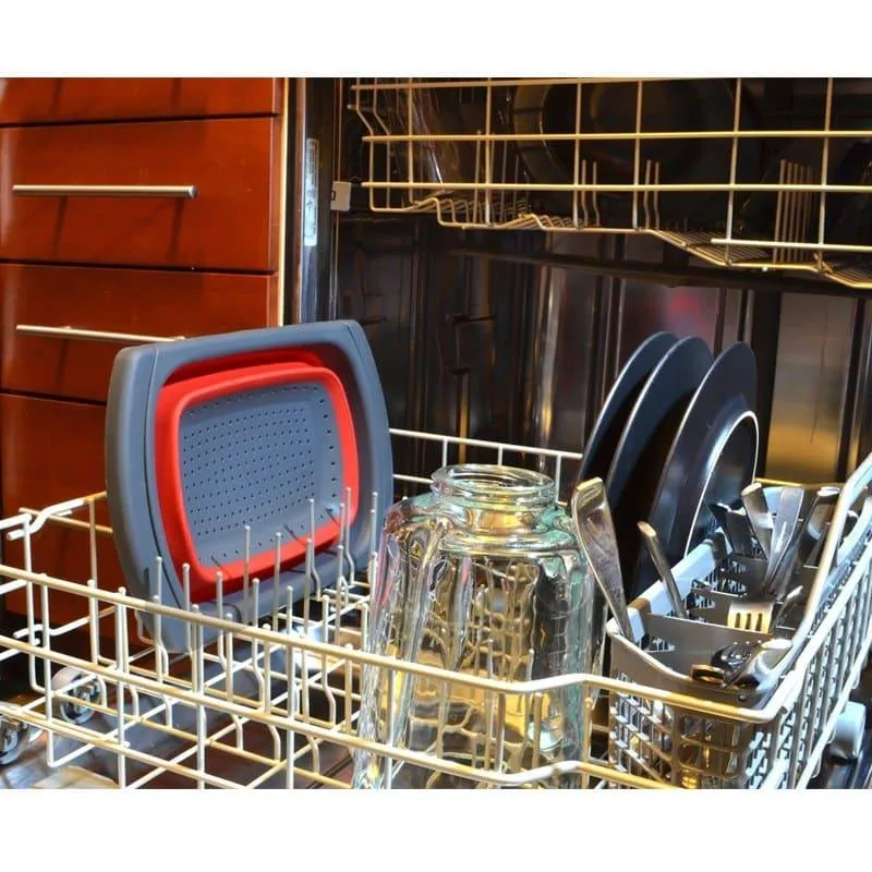Collapsible Silicone Fruits and Vegetables Colander
