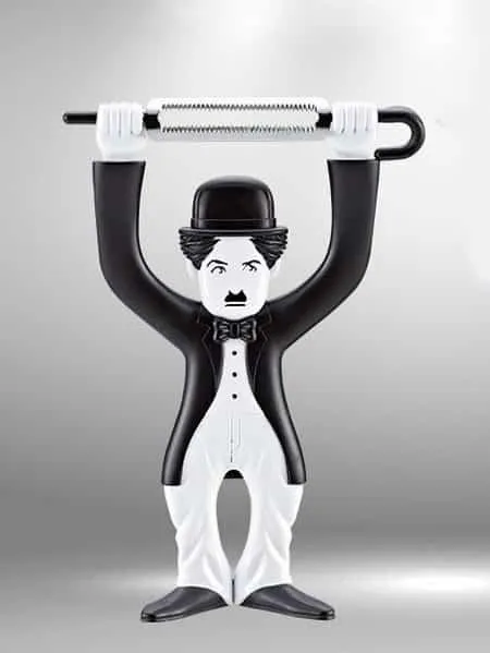 Creative Charlie Chaplin Shaped Plastic Fruits And Vegetables Peelers