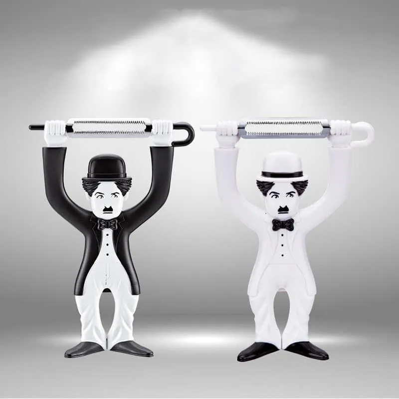 Creative Charlie Chaplin Shaped Plastic Fruits And Vegetables Peelers
