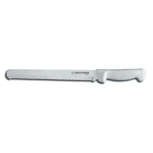 Dexter Russell P94804 10" Bread Knife w/ Polypropylene White Handle