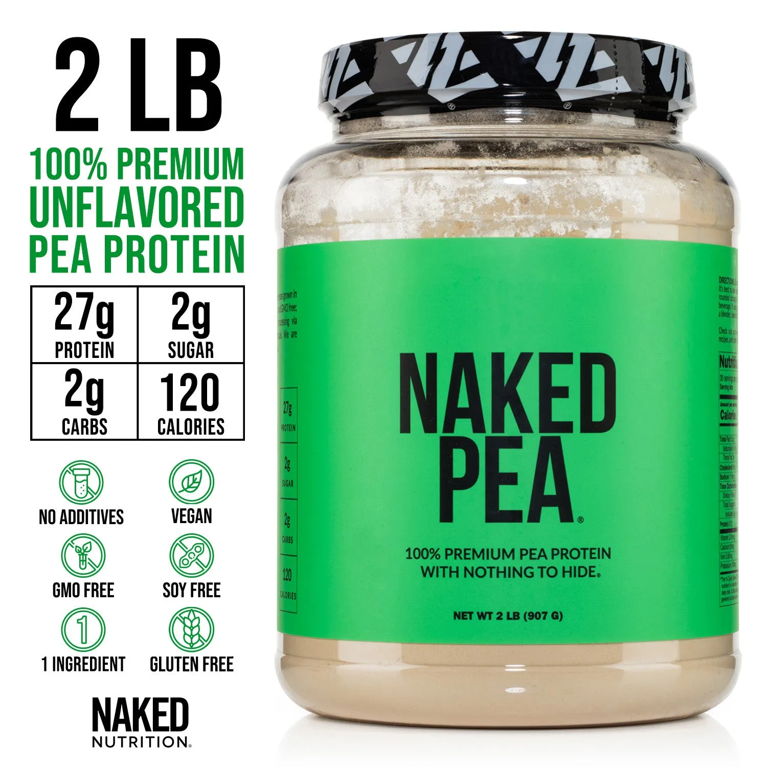 Pea Protein Powder | Naked Pea - 2LB
