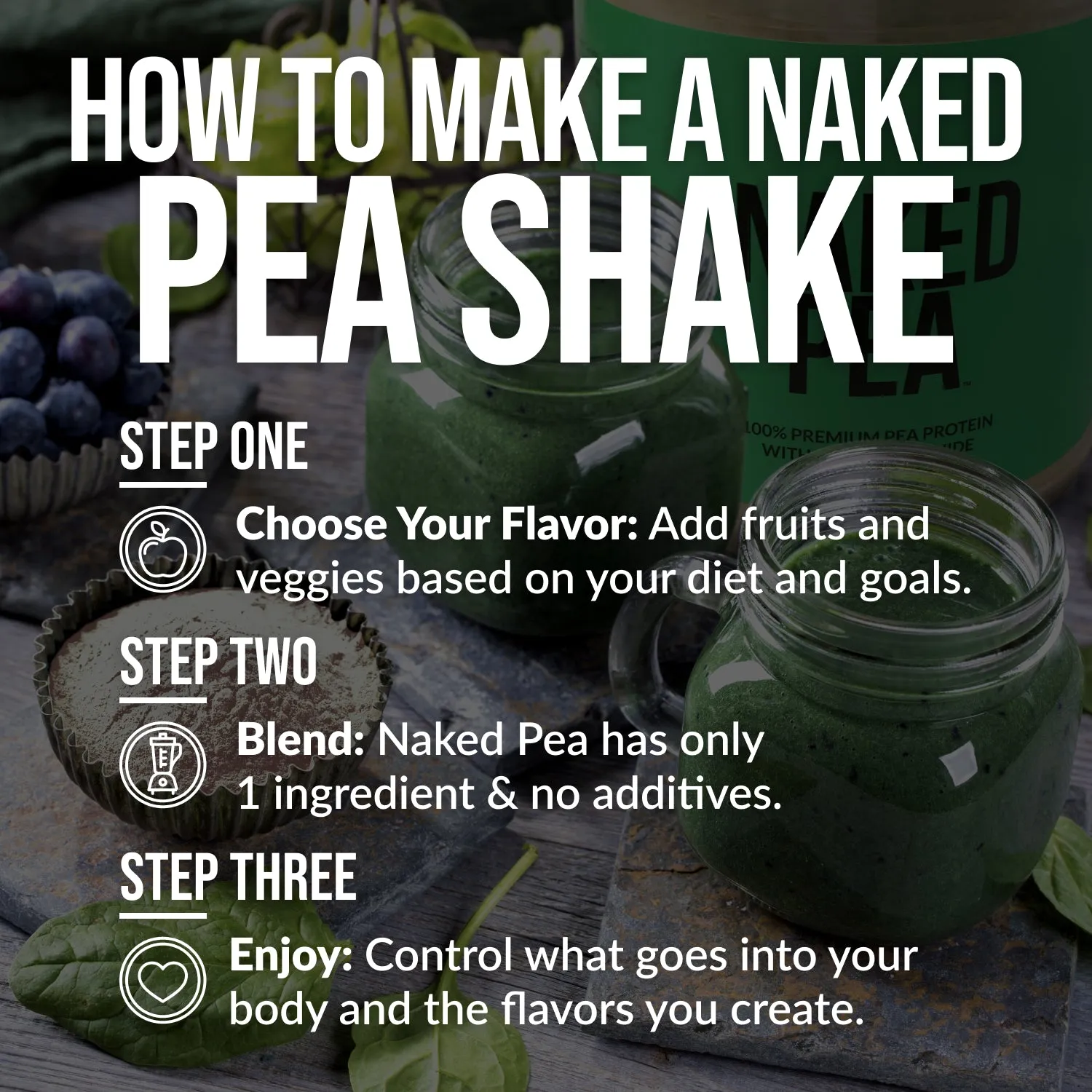 Pea Protein Powder | Naked Pea - 5LB