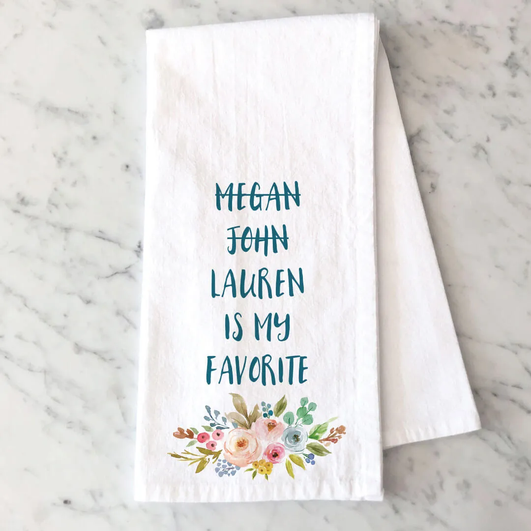 Personalized Tea Towel | Favorite Child