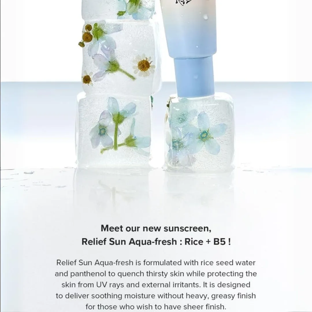 Relief Sun Aqua-Fresh: Rice   B5 50ml