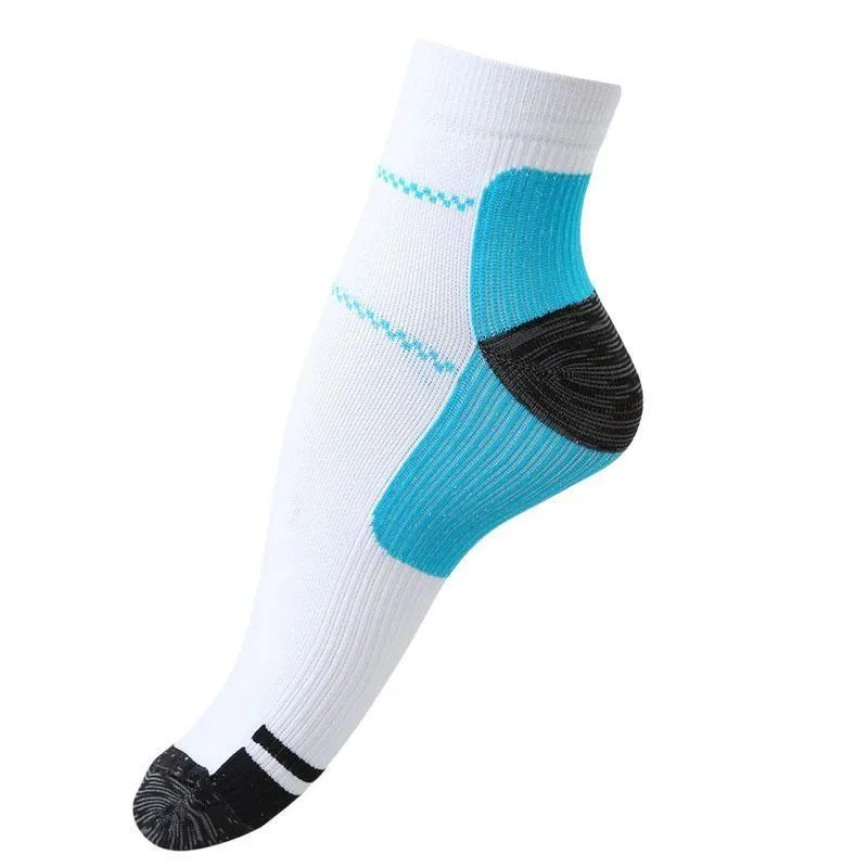 ROYALUCK Plantar Fasciitis Short Compression Socks - Advanced Arch & Heel Support