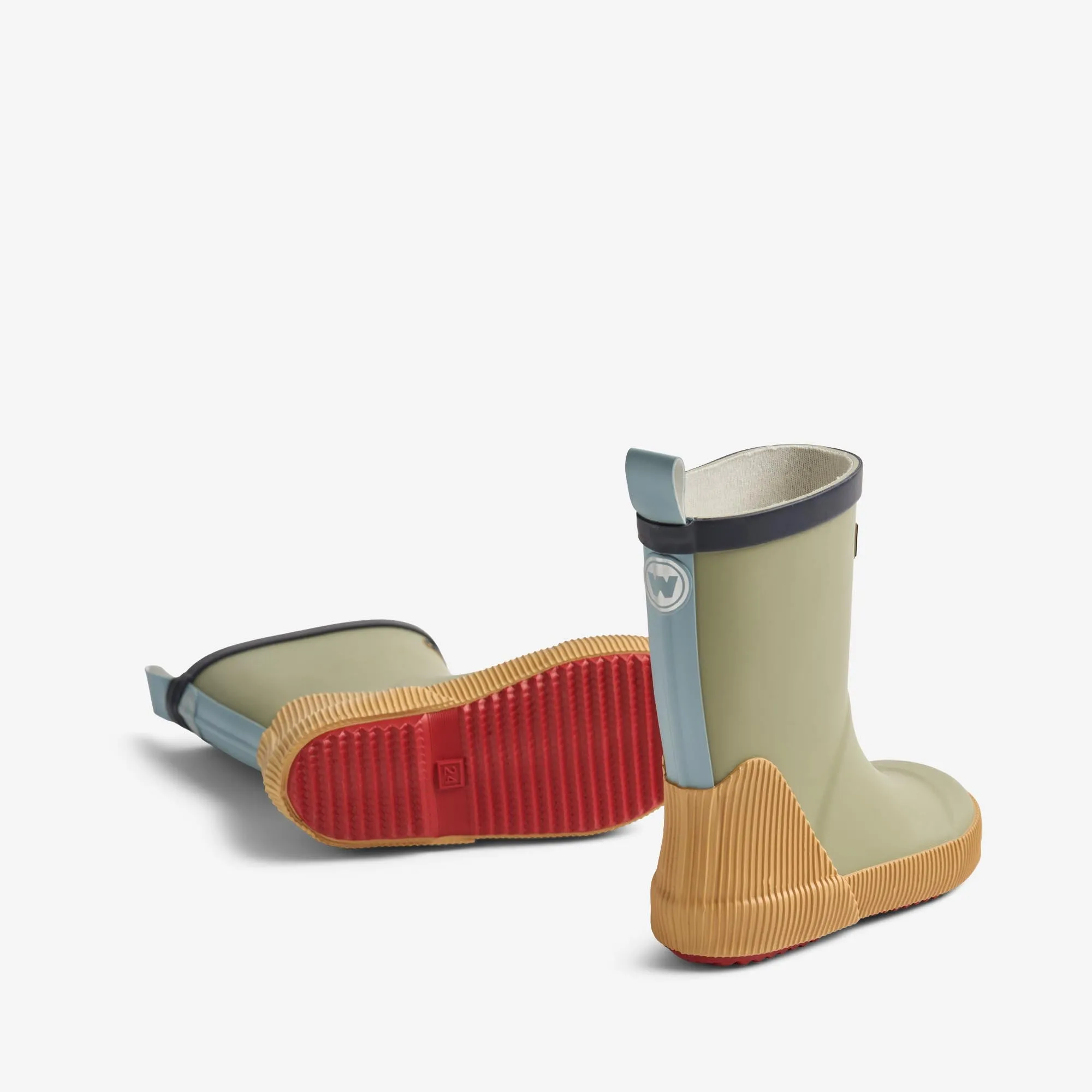 Rubber Boot Welly - green tea