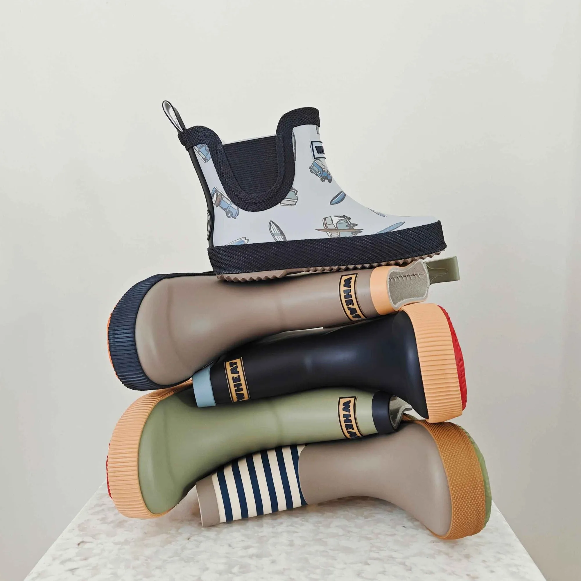 Rubber Boot Welly - green tea