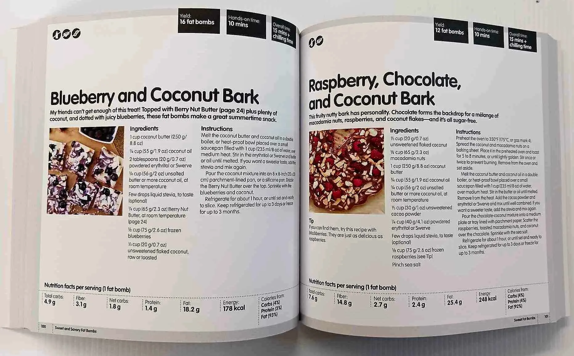 SWEET & SAVORY FAT BOMBS - Martina Slajerova