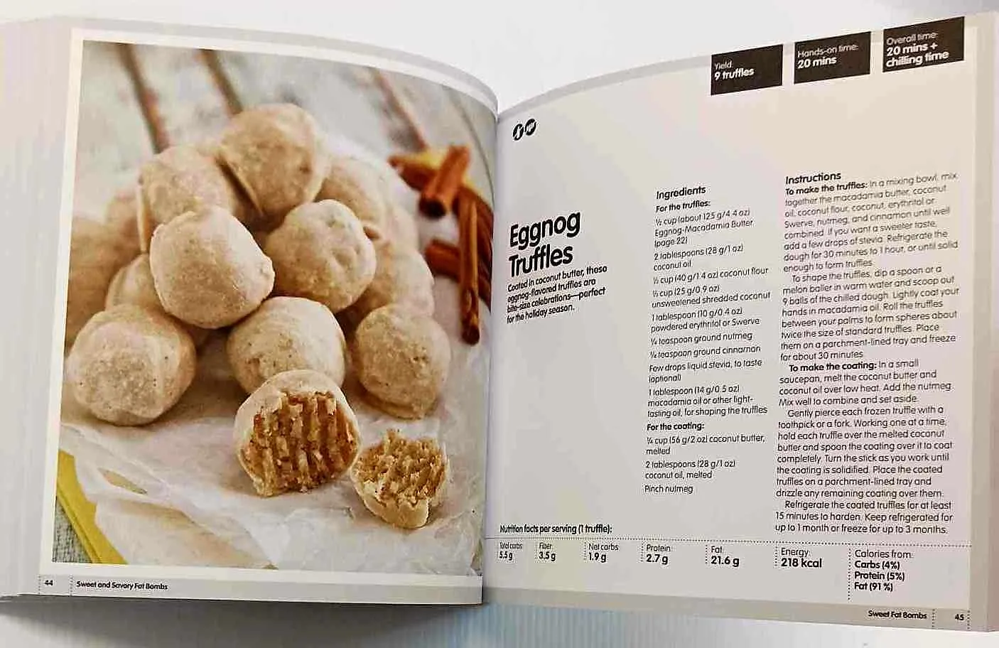 SWEET & SAVORY FAT BOMBS - Martina Slajerova
