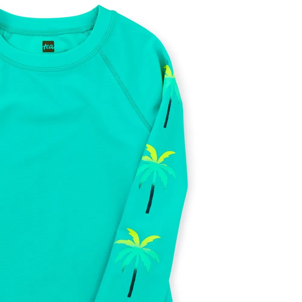 Tea Palm Sleeve Rash Guard